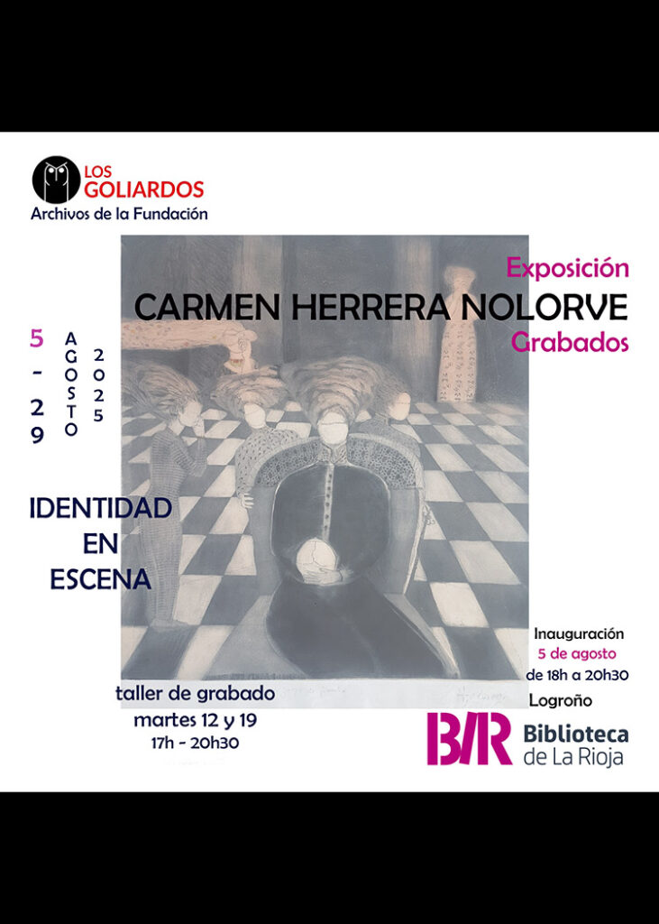 Cartel de la exposición Identidad y escena
